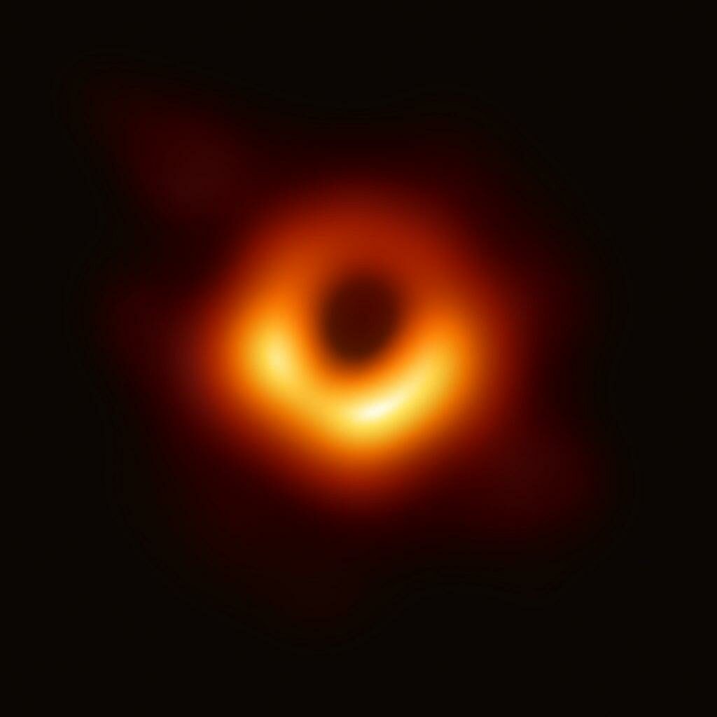 تصویر سیاهچالهکهکشان مسیه ۸۷