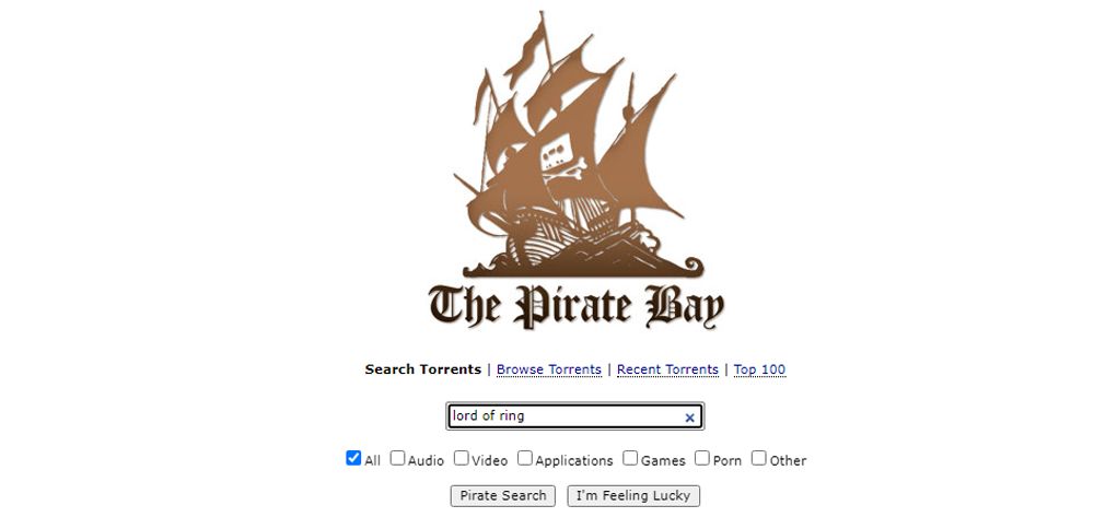 سایت تورنت pirate